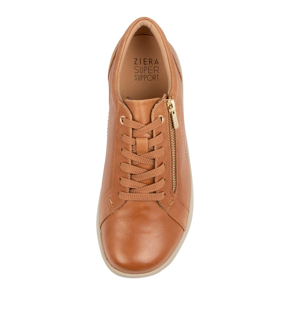 Solar Xf Tan Leather Sneakers
