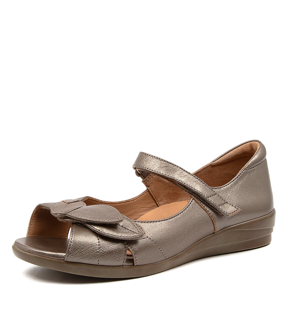 Disco W Greige Leather
