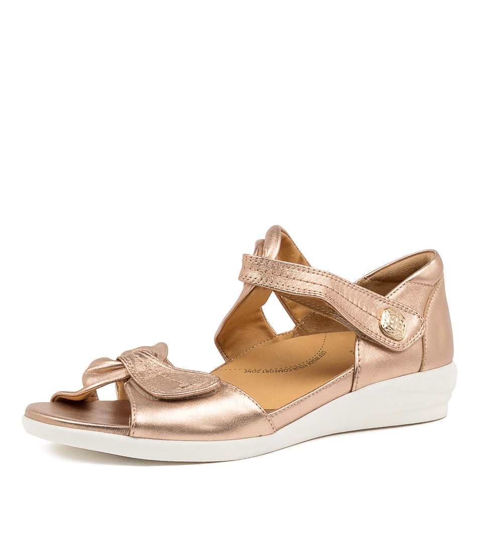 Doxie W Rose Gold Leather