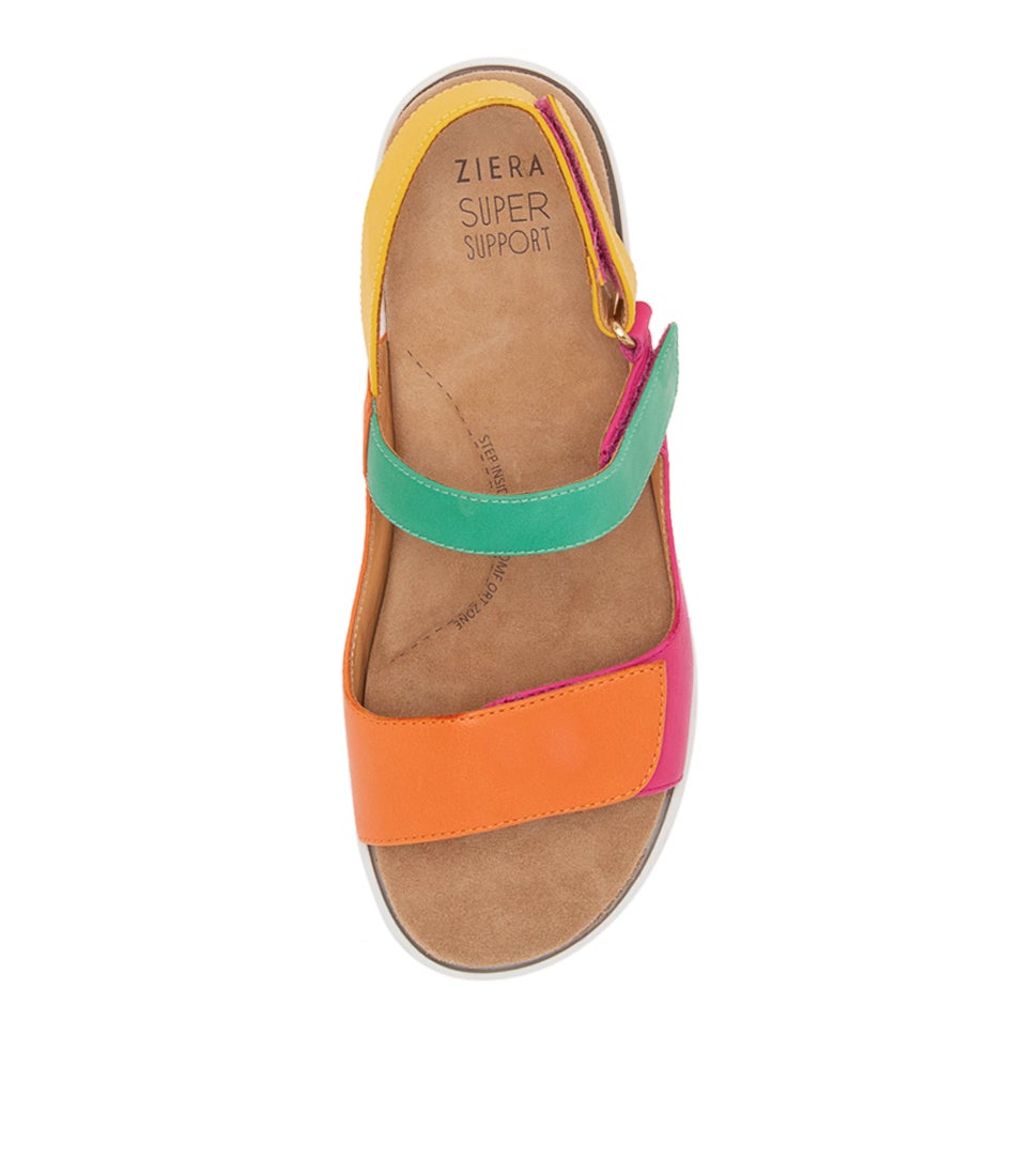Benji Xw Bright Multi Leather Sandals