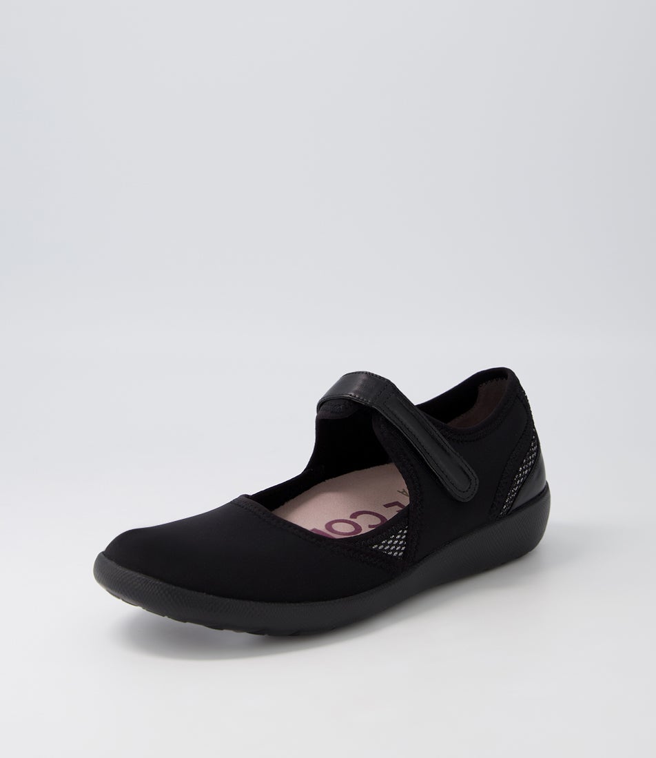 Ushery Xf Black Neoprene Sneakers