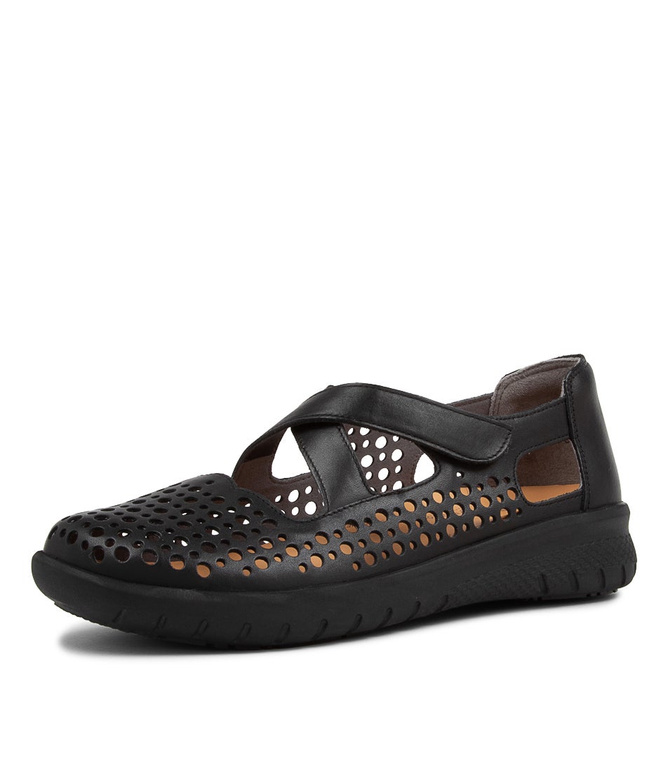 Sachet Xf Black Leather Flat Shoes Bs