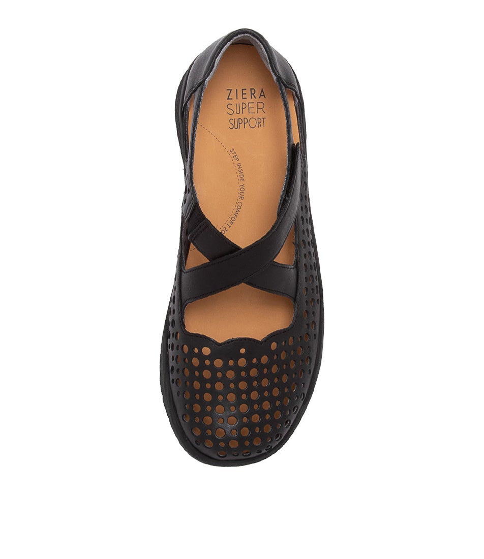 Sachet Xf Black Leather Flat Shoes Bs