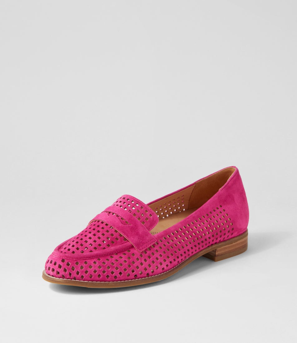 Toppiey Xf Fuchsia Suede Loafers