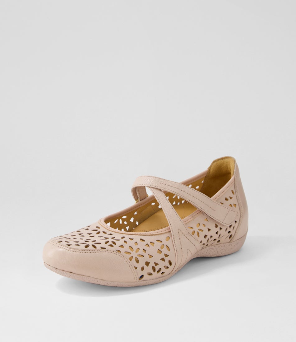 Xoddie W Rose Leather Mary Janes