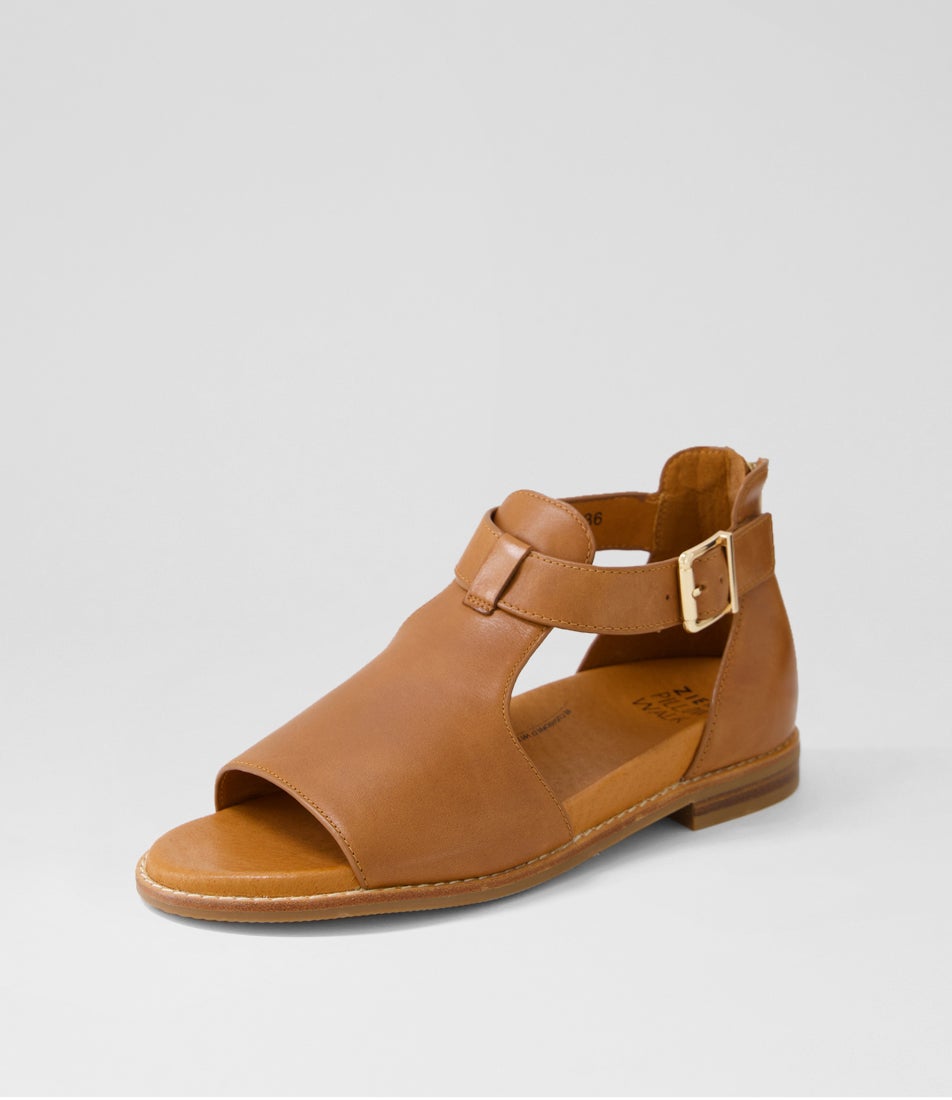 Jeskie W Tan Leather Sandals