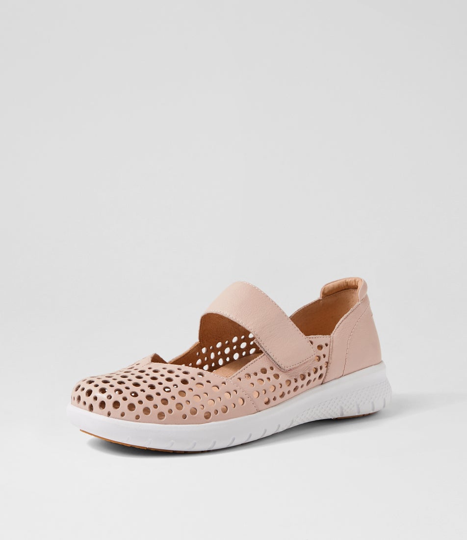 Sindis Xf Rose Leather Flat Shoes