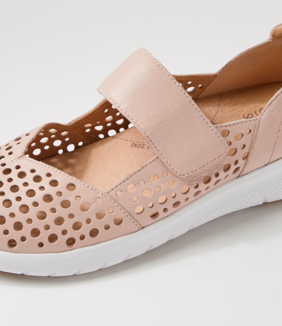 Sindis Xf Rose Leather Flat Shoes